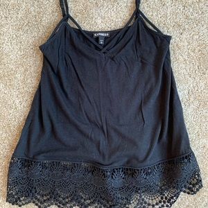 Black Express tank top